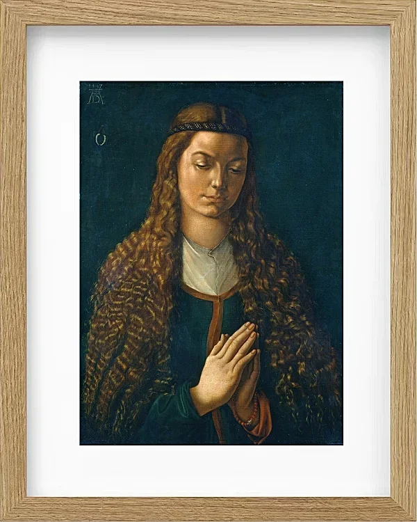 Porträt einer jungen Frau mit offenem Haar – 1497