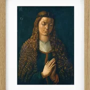 Porträt einer jungen Frau mit offenem Haar – 1497