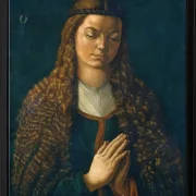 Porträt einer jungen Frau mit offenem Haar – 1497