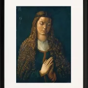 Porträt einer jungen Frau mit offenem Haar – 1497