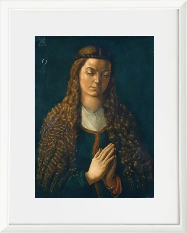 Porträt einer jungen Frau mit offenem Haar – 1497