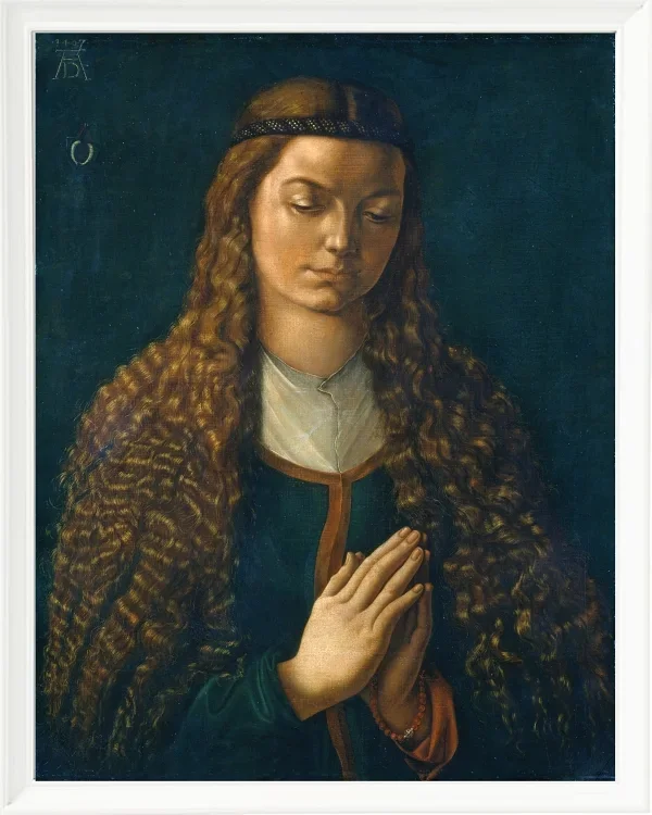 Porträt einer jungen Frau mit offenem Haar – 1497