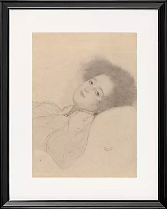 Porträt einer liegenden jungen Frau - 1897