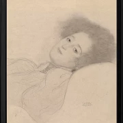 Portræt af en liggende ung kvinde - 1897