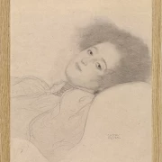 Portræt af en liggende ung kvinde - 1897