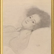 Portræt af en liggende ung kvinde - 1897