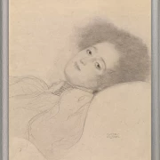 Portræt af en liggende ung kvinde - 1897