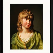 Porträt eines Jungen mit blonden Locken - 1782