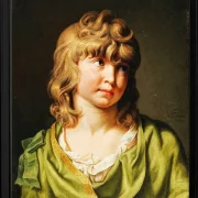 Porträt eines Jungen mit blonden Locken - 1782