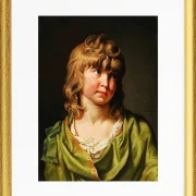 Porträt eines Jungen mit blonden Locken - 1782