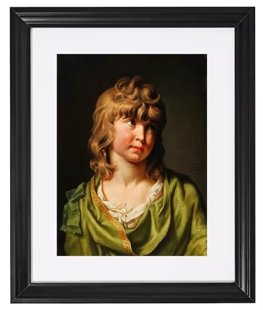 Porträt eines Jungen mit blonden Locken - 1782