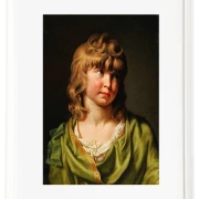 Porträt eines Jungen mit blonden Locken - 1782