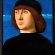 Porträt eines jungen Mannes - 1490