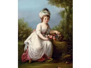 Porträt eines jungen Mädchens - 1780