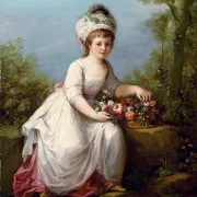 Porträt eines jungen Mädchens - 1780