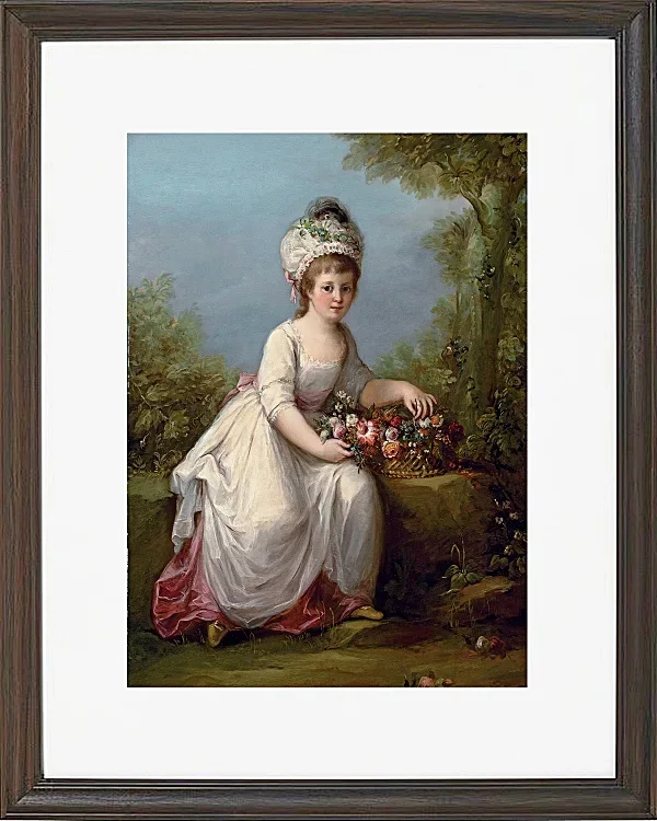 Porträt eines jungen Mädchens - 1780