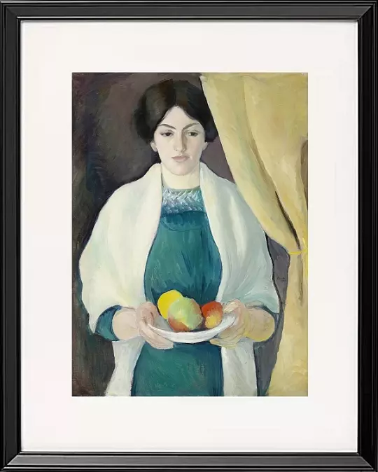 Porträt mit Äpfeln - 1909