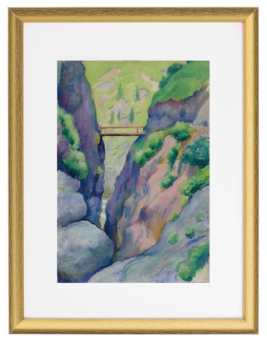 Schlucht in Tegernsee - 1910