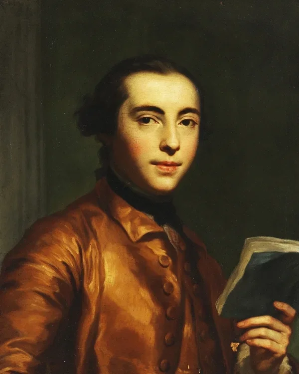 Porträt von Anton Raphael Mengs - 1746