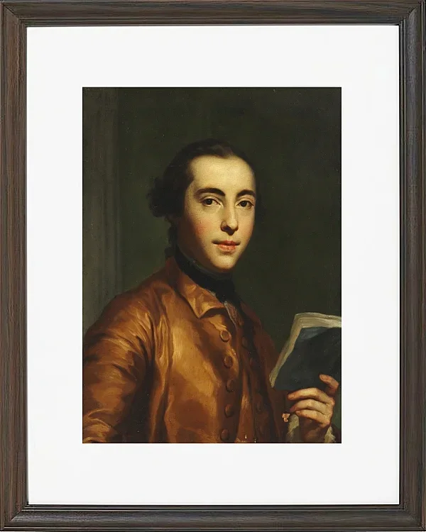 Porträt von Anton Raphael Mengs - 1746