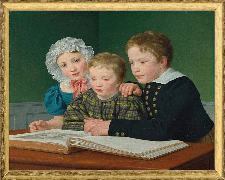 Porträt von C.F. Holmes Kinder - 1832