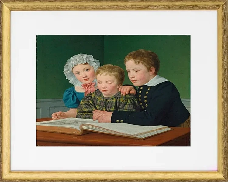 Porträt von C.F. Holmes Kinder - 1832