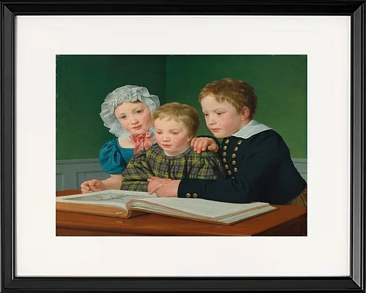 Porträt von C.F. Holmes Kinder - 1832