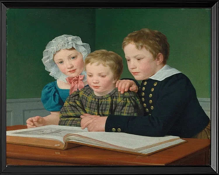 Porträt von C.F. Holmes Kinder - 1832