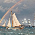 Regenbogen auf See und eine Kreuzungsjagd mit anderen Schiffen – 1836