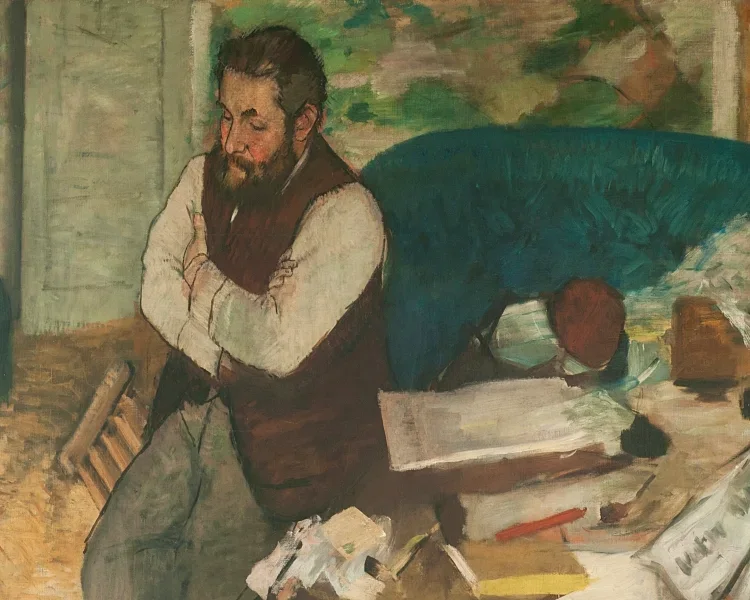 Porträt von Diego Martelli - 1879