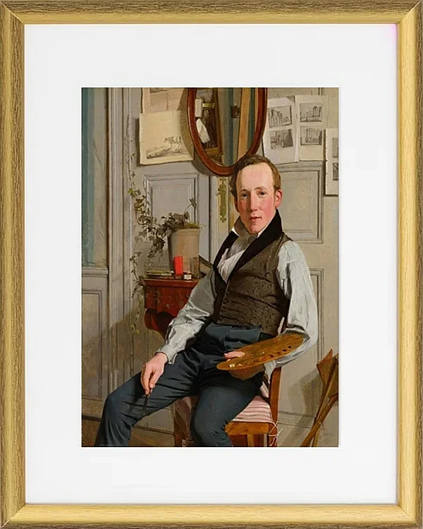 Porträt von Frederik Sødring - 1832