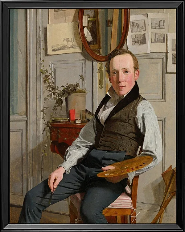 Porträt von Frederik Sødring - 1832