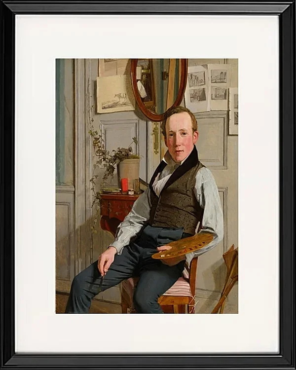 Porträt von Frederik Sødring - 1832