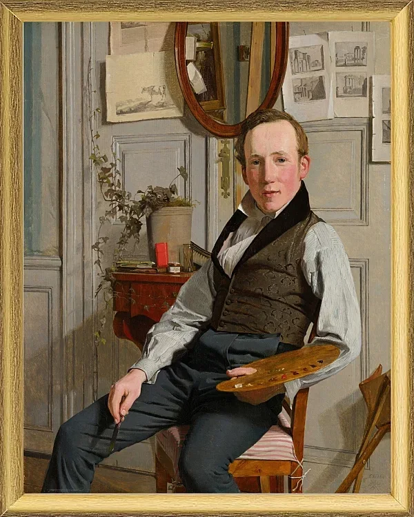 Porträt von Frederik Sødring - 1832