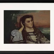 Porträt von Gabrielle Borreau - 1862