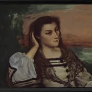 Porträt von Gabrielle Borreau - 1862