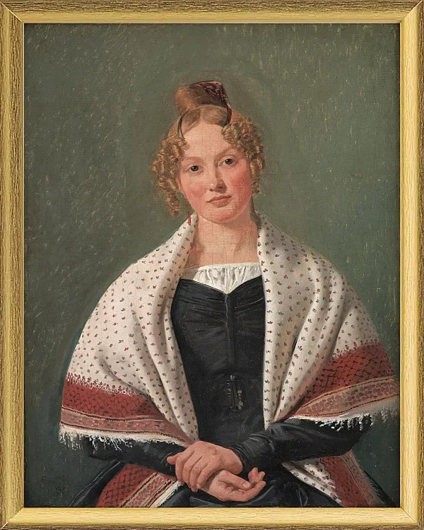 Porträt von Hanne Wanscher - 1835