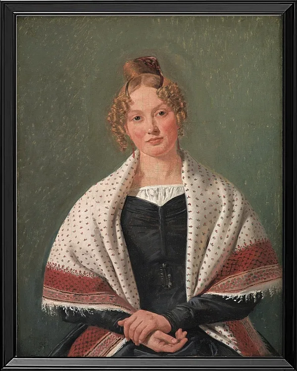 Porträt von Hanne Wanscher - 1835