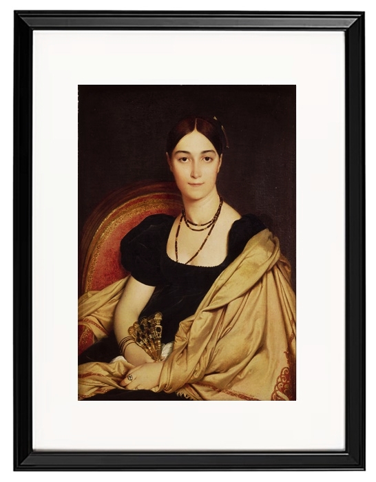 Porträt von Madame Duvaucey - 1835