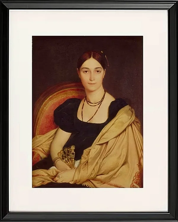 Porträt von Madame Duvaucey - 1835