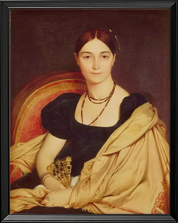 Porträt von Madame Duvaucey - 1835