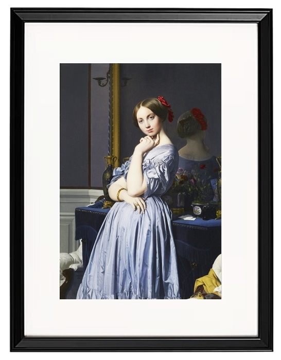 Porträt der Gräfin von Haussonville - 1845