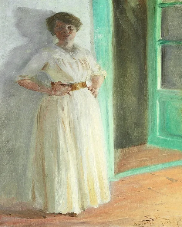Porträt von Marie Krøyer - 1890
