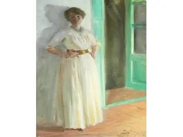 Porträt von Marie Krøyer - 1890