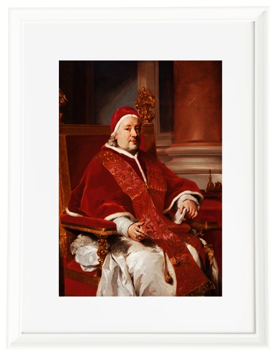 Porträt von Papst Clemens XIII. - 1758