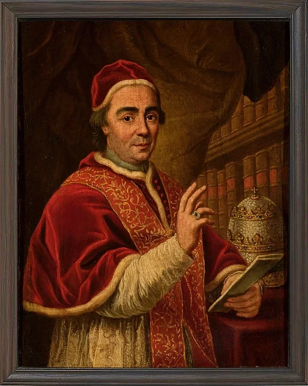 Porträt von Papst Clemens XIII - 1757