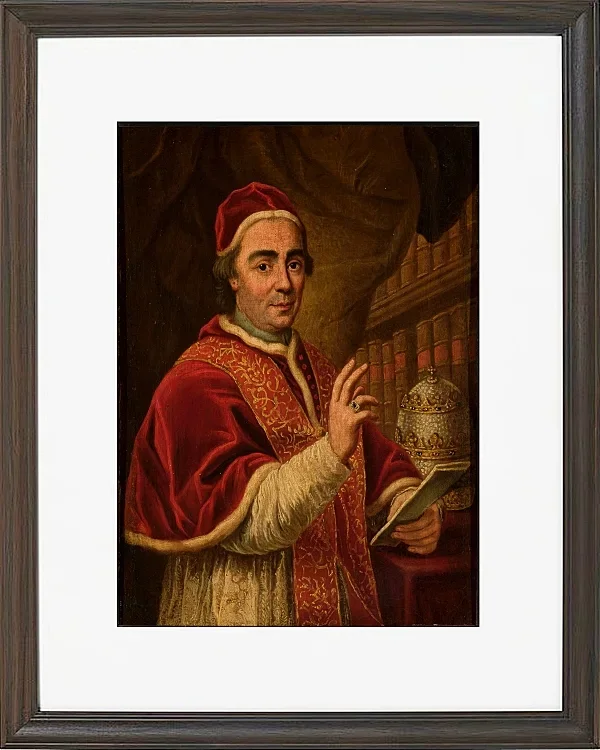 Porträt von Papst Clemens XIII - 1757