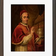 Porträt von Papst Clemens XIII - 1757