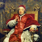 Porträt von Papst Clemens XIII - 1758