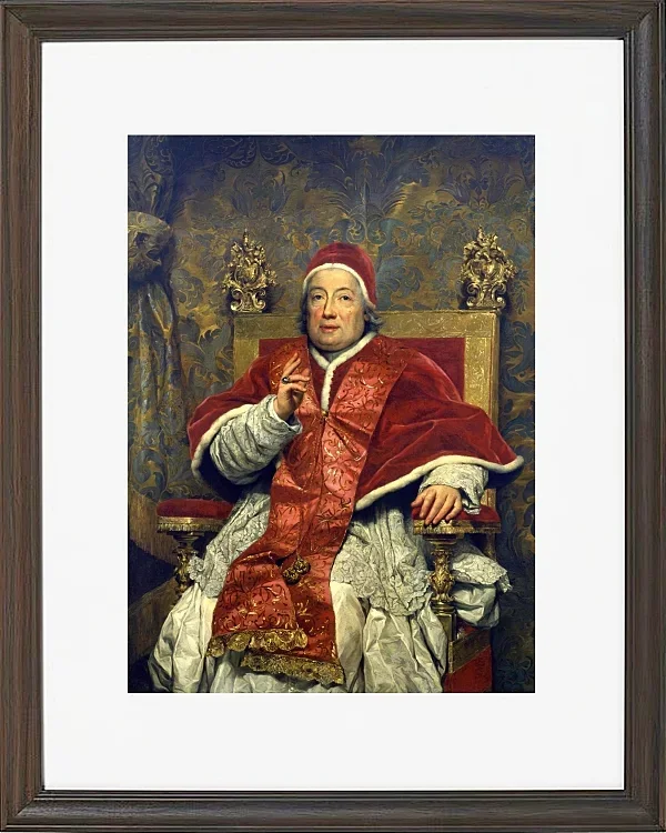 Porträt von Papst Clemens XIII - 1758